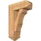 Ekena Millwork Balboa Arts and Crafts Smooth Bracket w/ Offset Brace, Western Red Cedar, 7 1/2"W x 20"D x 28"H BKT0806X20X28BOA03SWR - alternate 1
